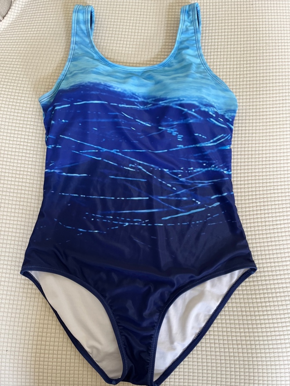 Blue Ombre One-Piece Swimsuit